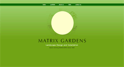 Desktop Screenshot of matrixgardens.com